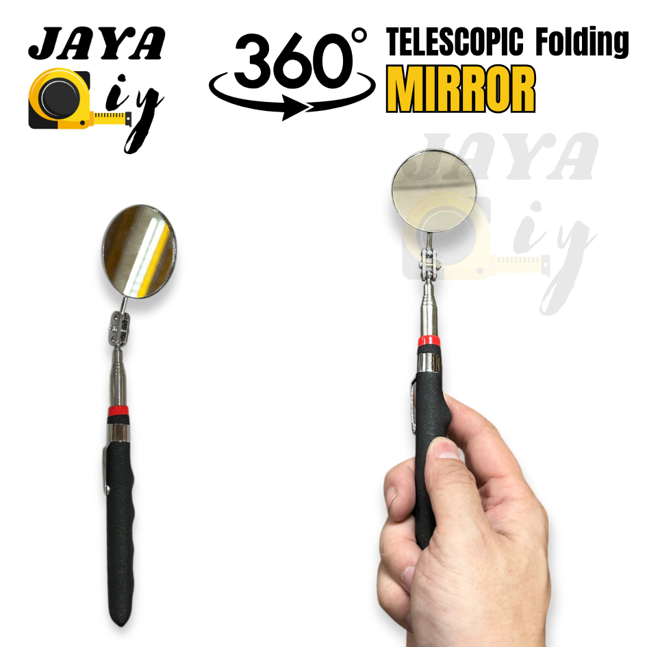 JAYA Adjustable Extendable Telescopic Rectangle Inspection Mirror Lens ...