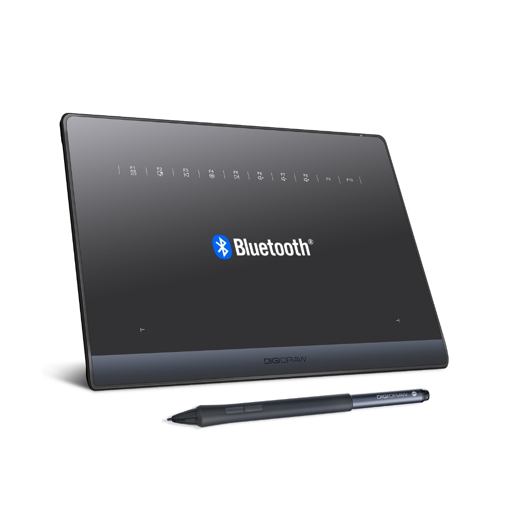DIGIDRAW⚡TWseries Wireless Drawing Tablet For Digital Art Bluetooth Pen ...