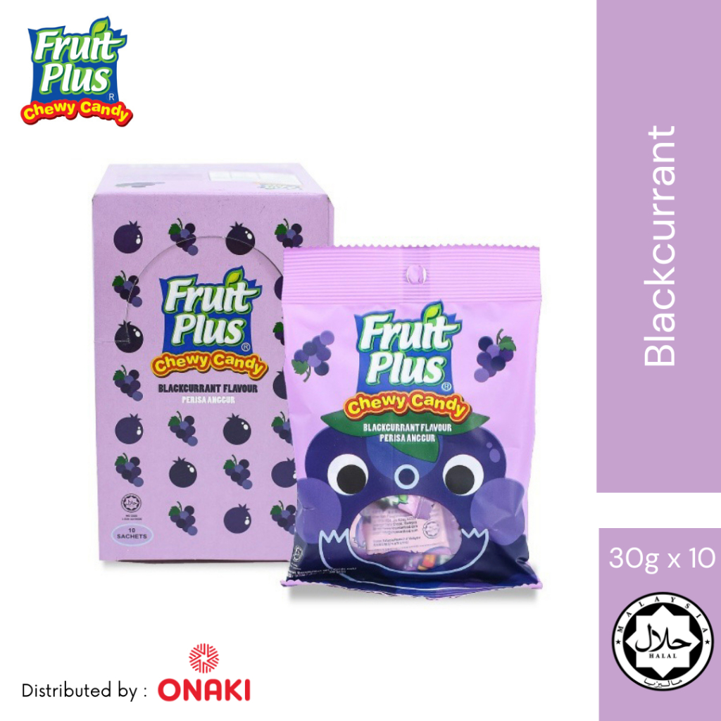FRUIT PLUS Candy 30g x 10 Packs | Blackcurrant Orange Mango Strawberry ...