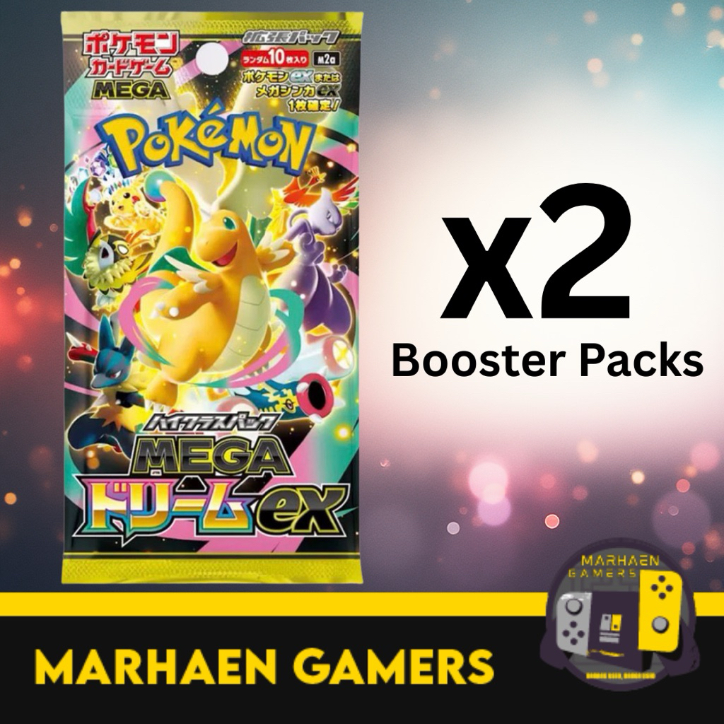 [Live Rip] - Pokemon ME2.5 Mega Dream EX Booster Pack x2 | Shopee Malaysia