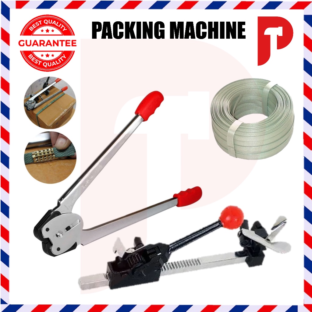 METAL / PVC STRAPPING MACHINE PACKING TOOL SET 🔥 Ready Stocks 🔥 Manual ...