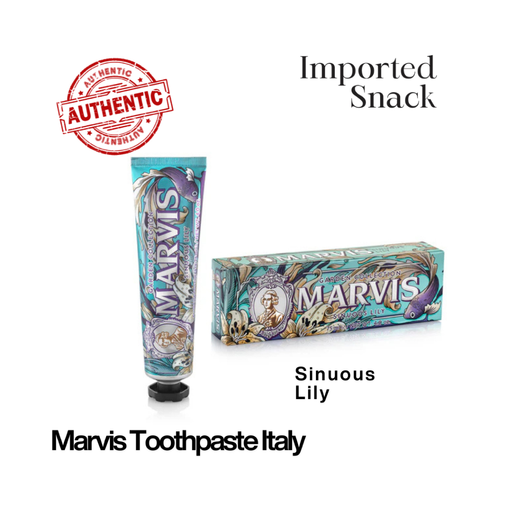Marvis Sinuous Lily Italy Toothpaste Limited Edition 75ml | Shopee Malaysia