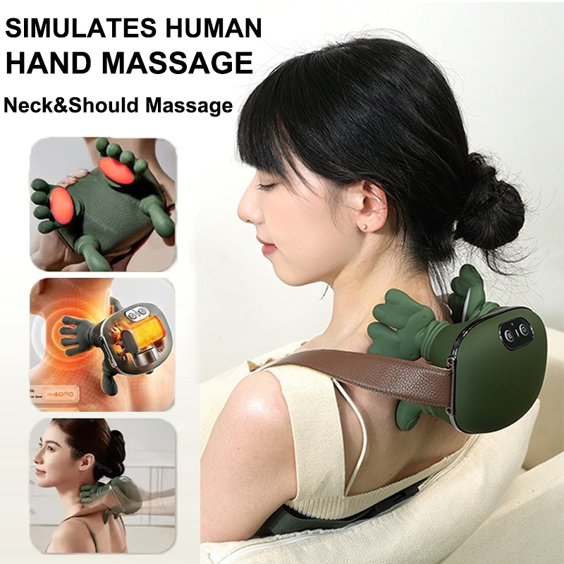 Neck Massage N7 Master Hand Shoulder and Neck Massager Heat Therapy ...
