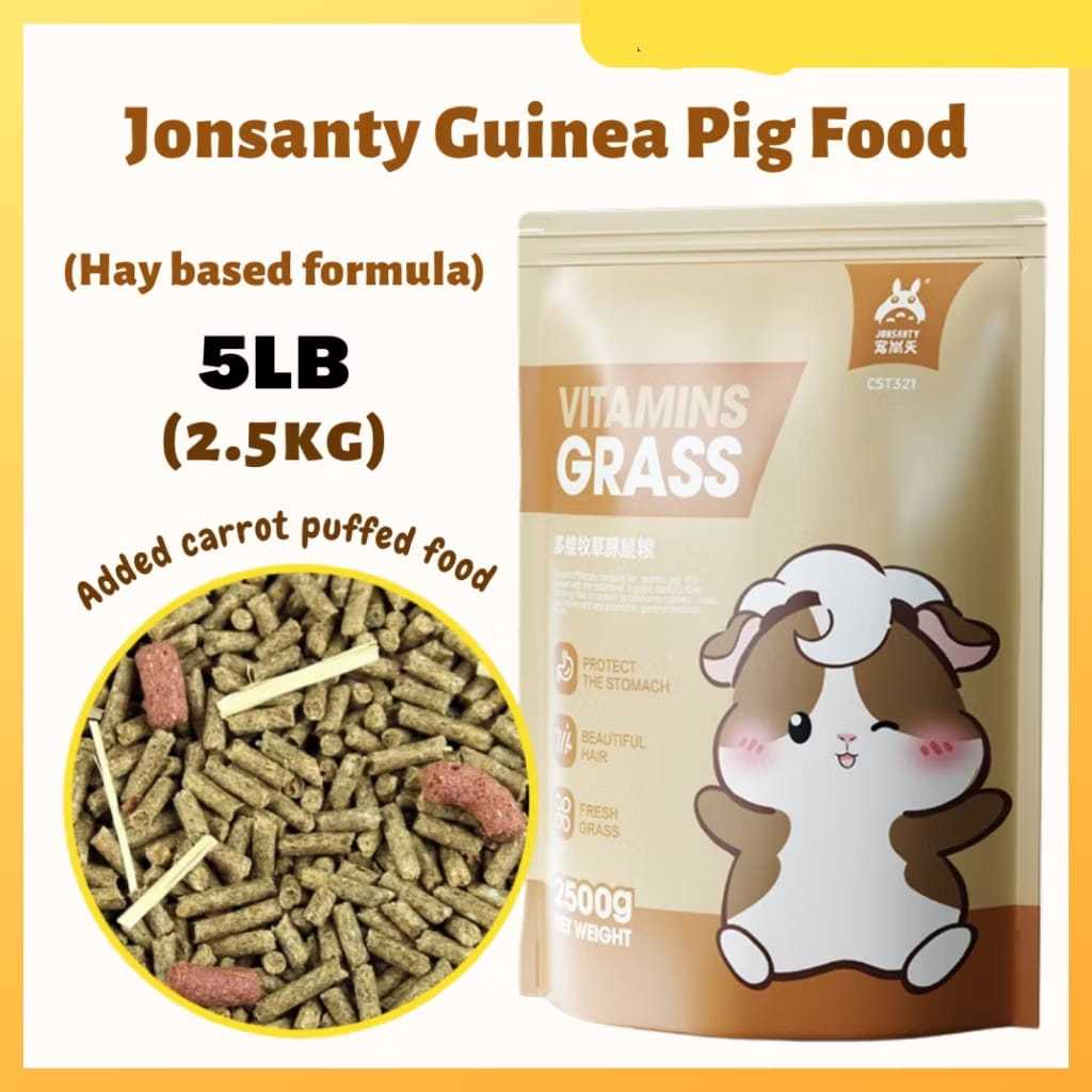 Image result for Jonsanty Guinea Pig Food Hay Based pellets 2.5Kg Timothy hay Alfafa hay ...