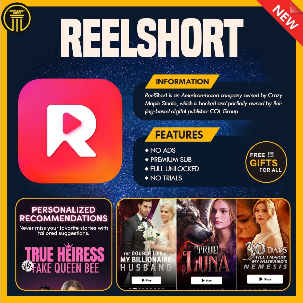ReelShort APK FOR ANDROID💯 EASY INSTALL 💯 LIFETIME PREMIUM 💯 FAST ...