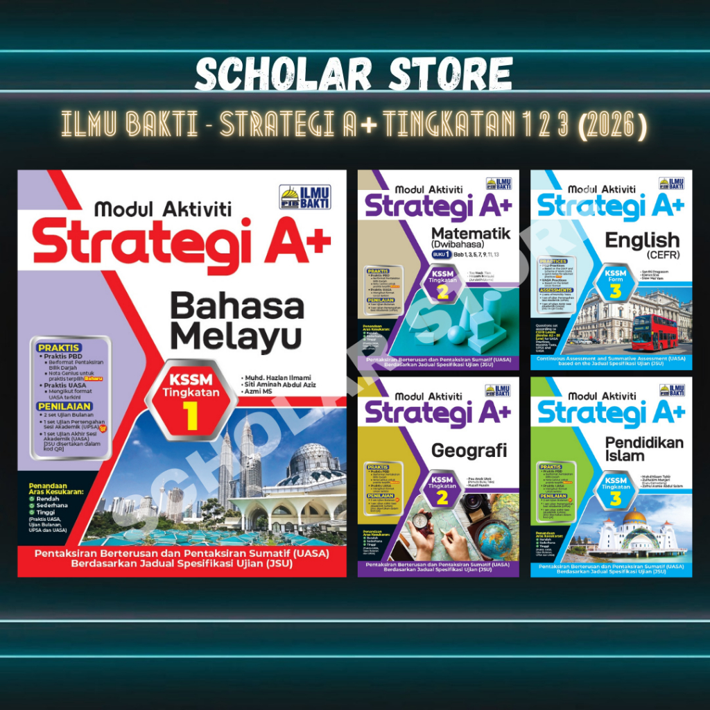 [SCHOLARSTORE] BUKU LATIHAN : MODUL AKTIVITI STRATEGI A+ Tingkatan 1 ...