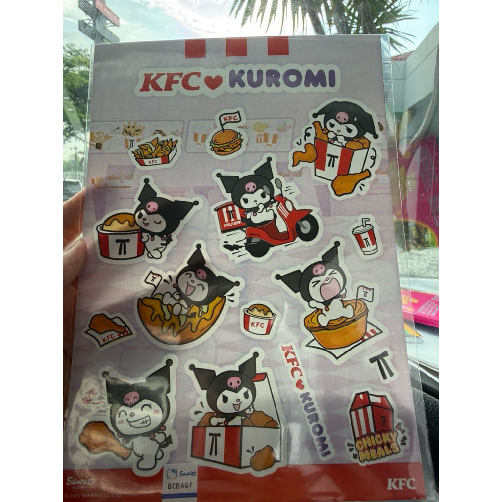 KFC Sticker Kuromi Chicky Meals new ready stock! December 2025 chicky ...