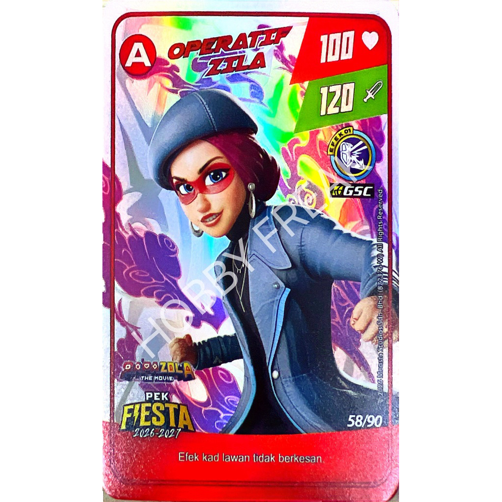 KAD GSC TGV FIESTA 2026-27 MONSTA GALAXY CARD BOBOIBOY PAPAZOLA THE ...