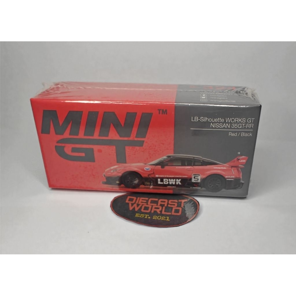 Mini GT #324 LBWK GTR R35 LB Silhouette Works GT Nissan 35GT-RR Ver.1 ...