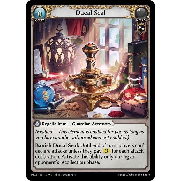 Grand Archive TCG Ducal Seal (Curio Foil) - Phantom Monarchs (PTM
