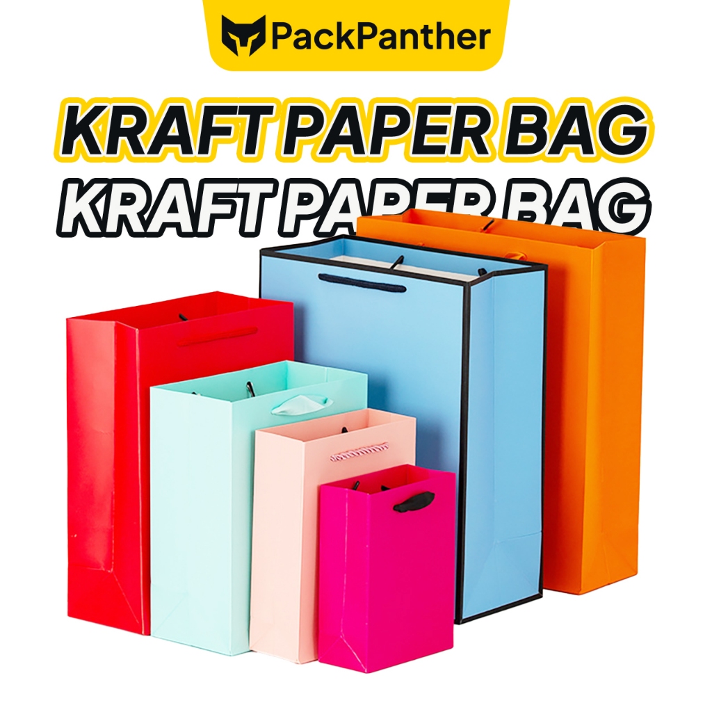 Door Gift Bag Kahwin Beg Kertas Fabric Handle Cenderahati Gift Bag ...