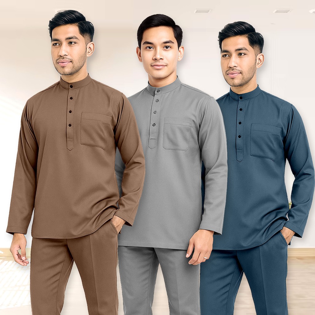 Baju Melayu Lelaki Dewasa Men Dress Elegant Quality Baju Melayu Raya