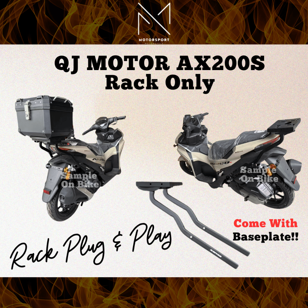 QJ MOTOR AX200S HEAVY DUTY RACK MONORACK BESI RAK MOTOR BRACKET RACK ...