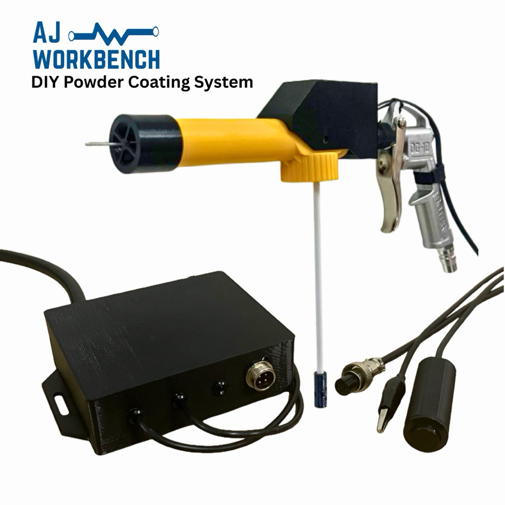 Ajw Diy Powder Coating System Dpcs150 Electrostatic Powder Coating 
