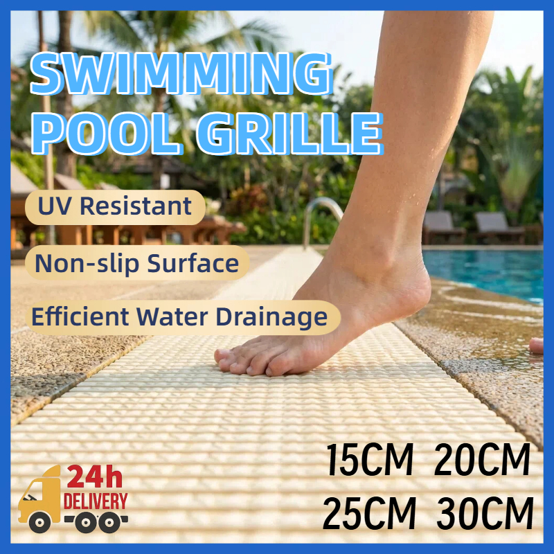 Swimming Pool Grating White Overflow Grate Gutter Grating Premium Multi ...
