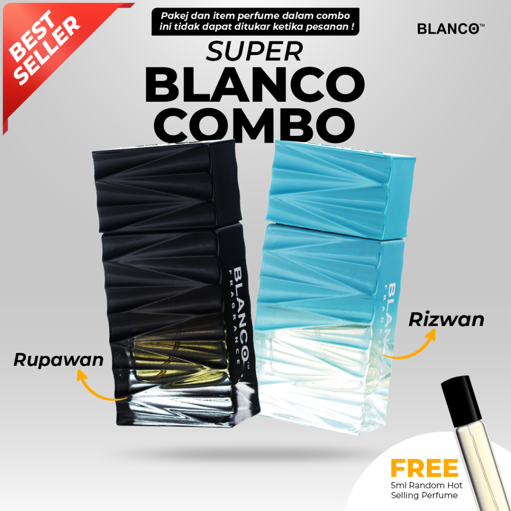[Combo Discovery Set for Men] Rupawan + Rizwan EDP Perfume by Blanco ...