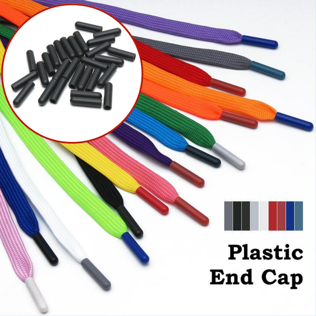 Plastic End Cap ABS Cord Tip for Shoelaces Bracelet Drawstring Paracord ...