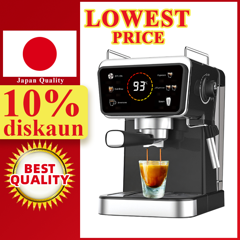 Lahome Espresso Coffee Machine Hot/Cold Brew Coffee Maker 20 Bar With ...