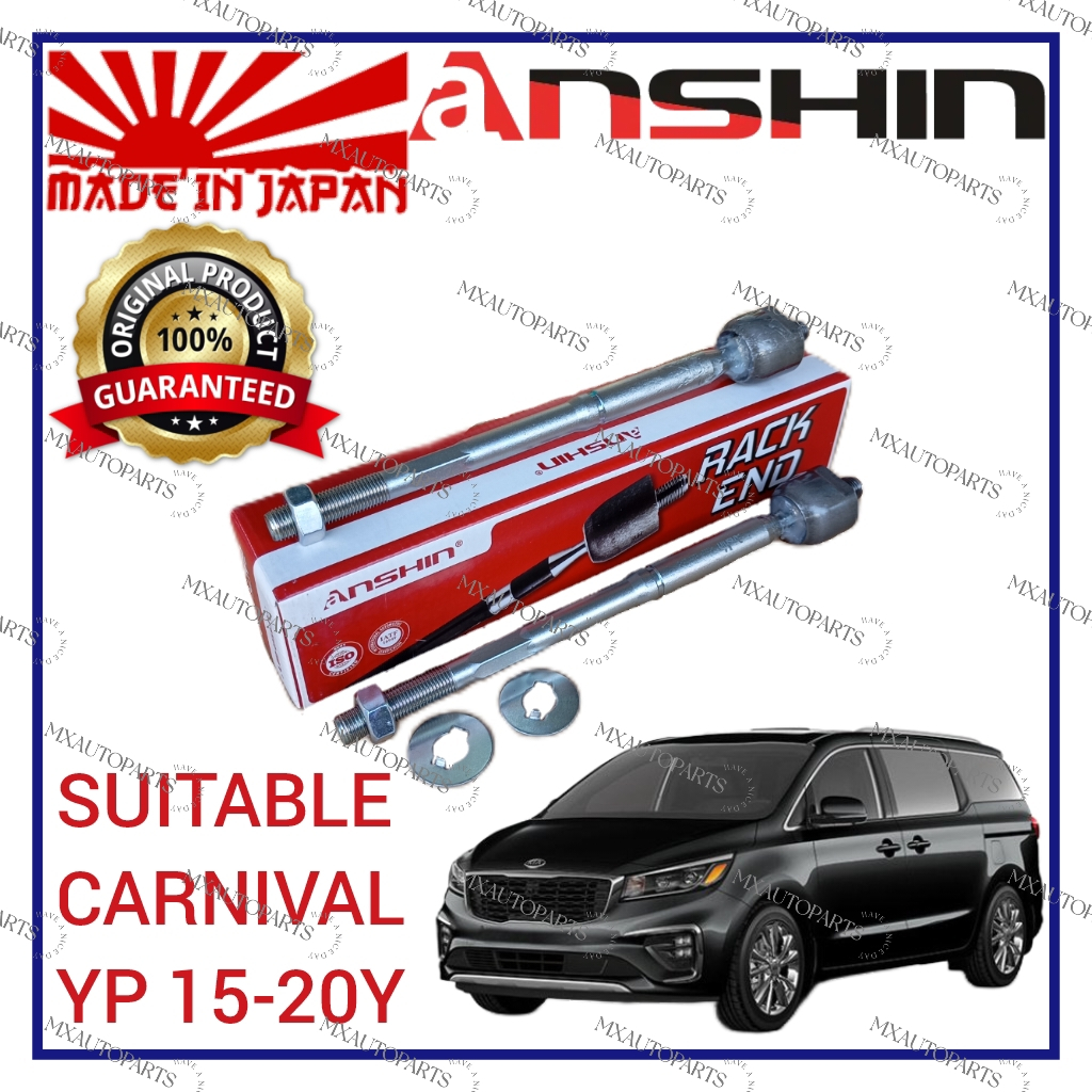 ORIGINAL ANSHIN JAPAN RACK END KIA CARNIVAL YP 2015-2020 RACK END SET ...