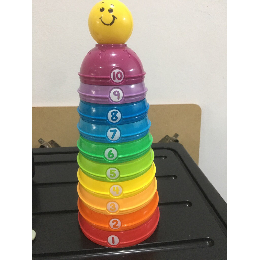 Fisher-Price - Stack & Roll Cups (Brilliant Basics) | Shopee Malaysia
