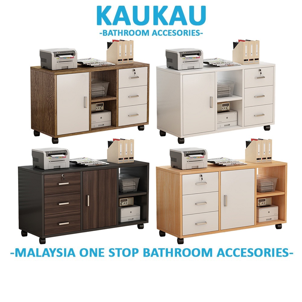 KAUKAU【JYJU】Kabinet Movable Office File and Document Cabinet with Lock ...