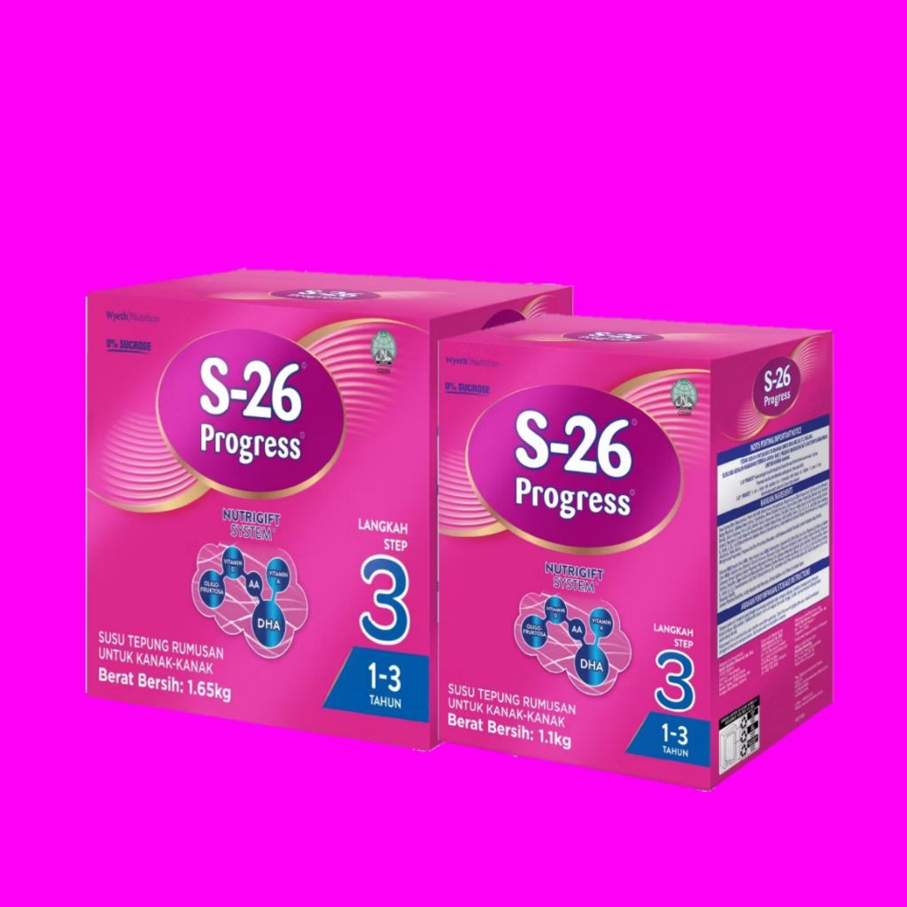 S-26 Step3-Progress Milk Powder (1.1kg/1.65kg) | Shopee Malaysia