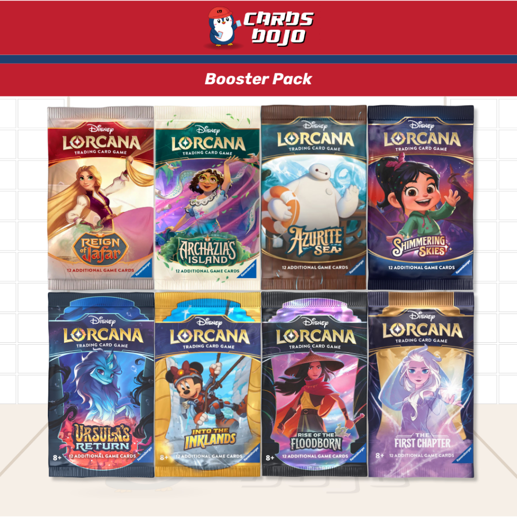 READY STOCK] Disney Lorcana TCG Booster Pack - The First Chapter Reign of  Jafar Whispers in the Well Archazia's Island | Shopee Malaysia