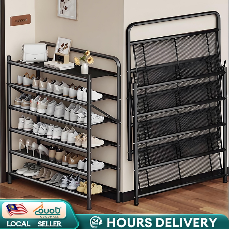 Foldable Shoe Rack Multi-Layer Shoe Rack No Installation Required ...