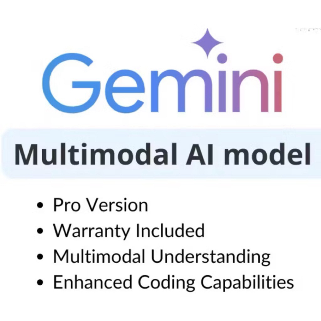 Gemini Pro | Powerful AI Model | Advanced AI Creative | Shopee Malaysia