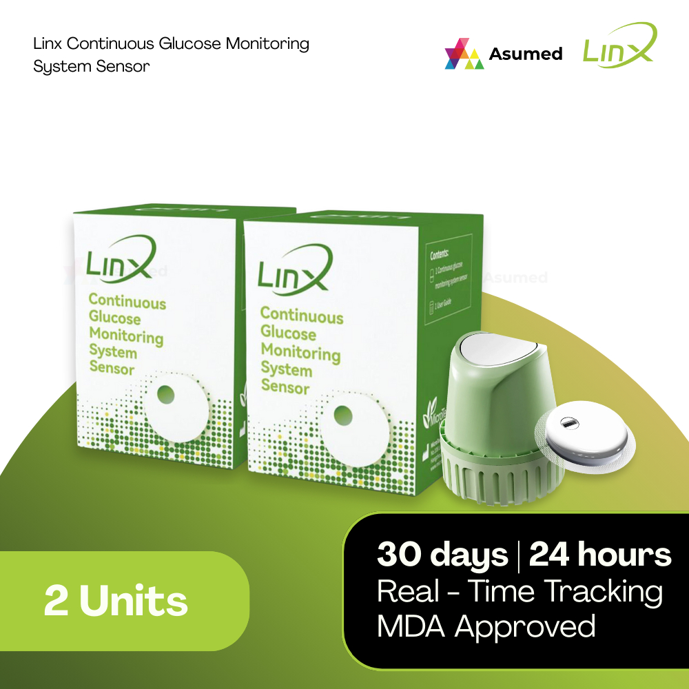 Linx CGM Full Set (2 Units) | 30-Day Sensor | Real-Time Tracking | MDA ...