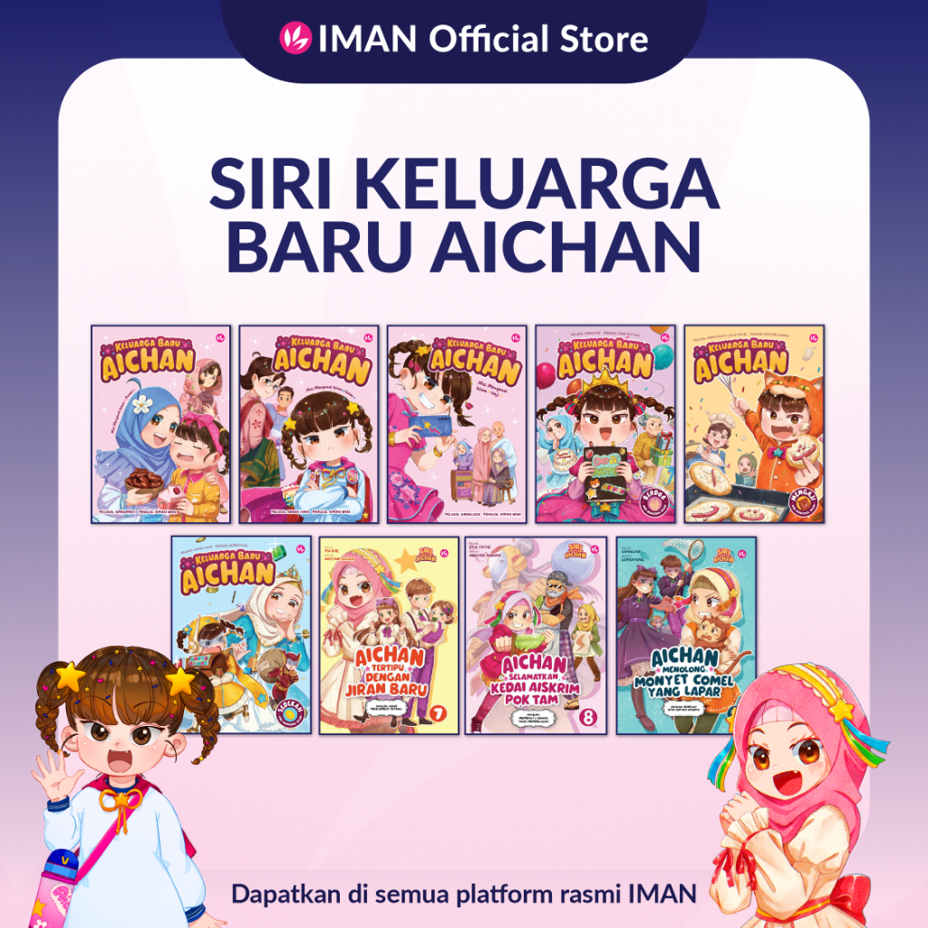 Siri Komik Keluarga Baru Aichan [Siri 1-9] | Shopee Malaysia