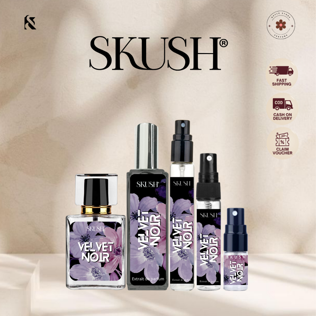 [ HOT SALES ] SKUSH VELVET NOIR High Quality Minyak Wangi Badan ...