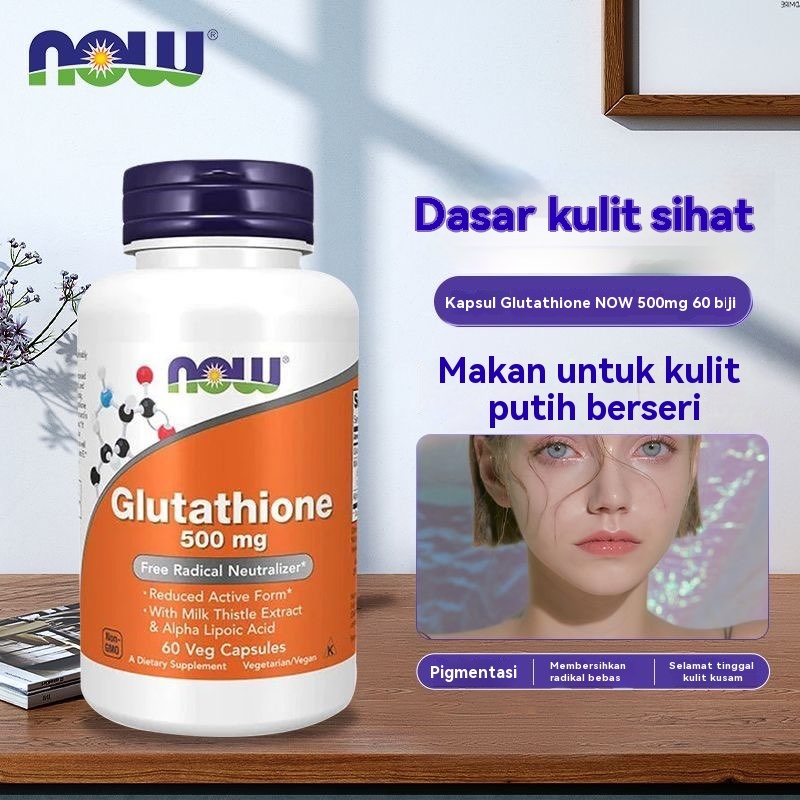 now foods glutathione 500mg review NOW Foods Glutathione 500mg – 60 Veg Capsules | Quality Veg Glutathione  Nutritional Support EXP:2027