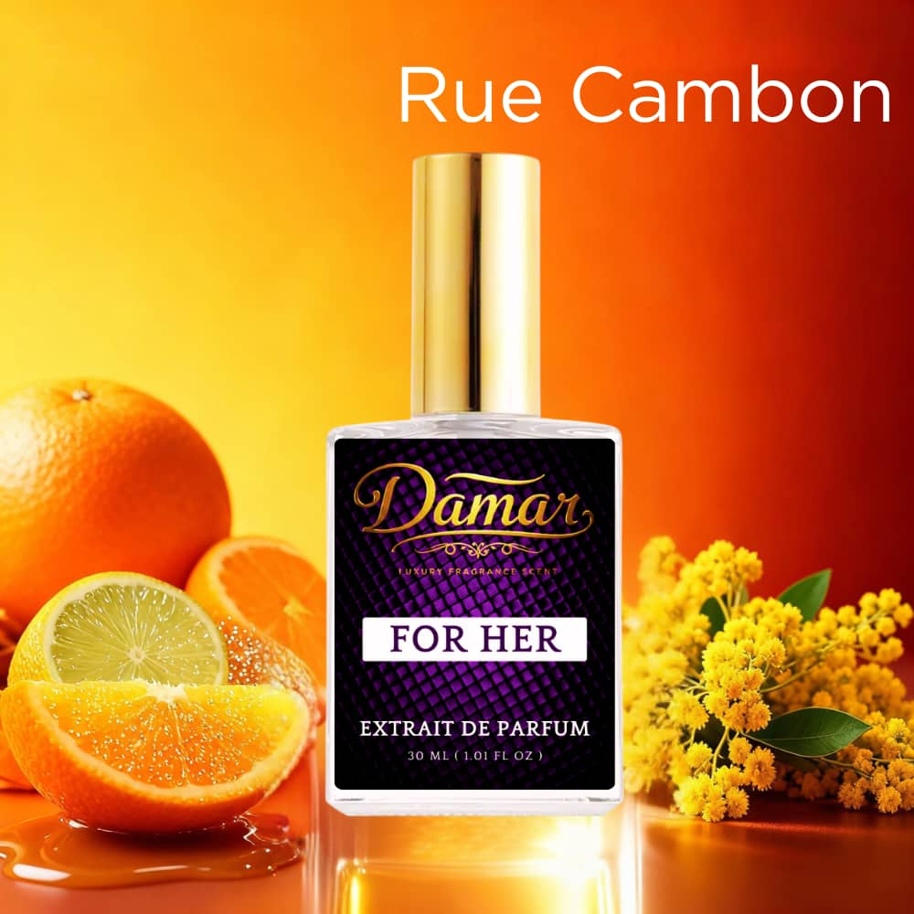 DAMAR PERFUME, RUE CAMBON LUXURY FRAGRANCE SCENT, 30ML ED PARFUM, Aroma ...