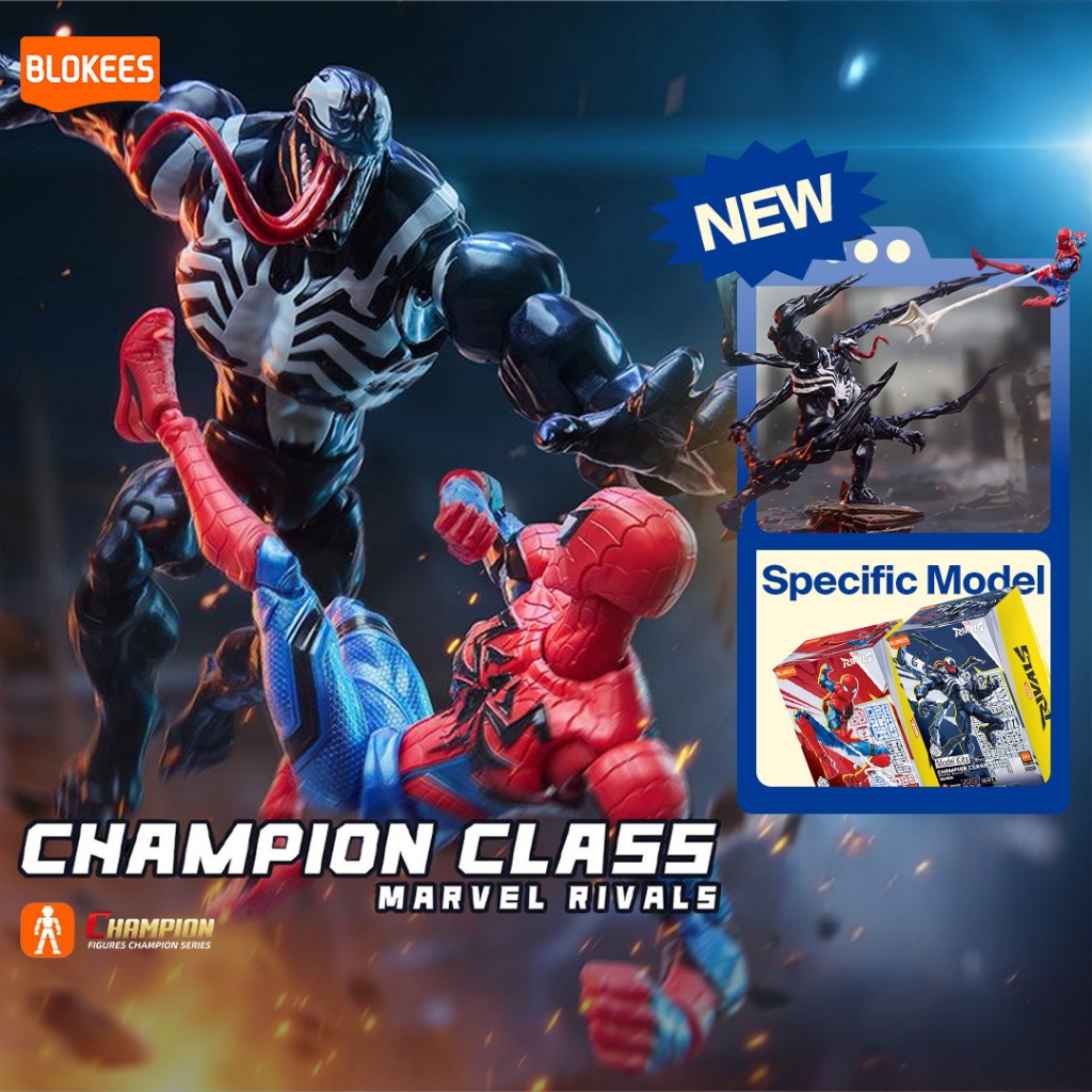 BLOKEES Marvel Rivals Figures Box Champion Class 06-07 | Spiderman ...
