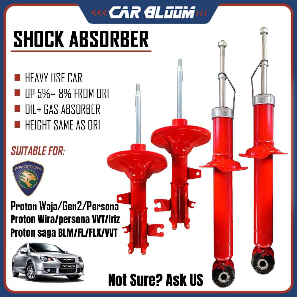 4pcs Heavy Duty GAS ABSORBER for Proton Waja/Gen2/Persona/Iriz/wira ...