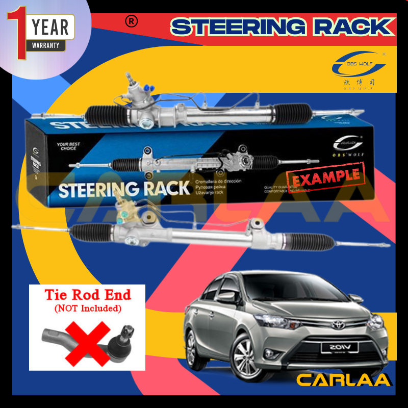 OBS WOLF JAPAN QUALITY【VIOS NCP150】TOYOTA STEERING RACK ASSY WITH RACK ...