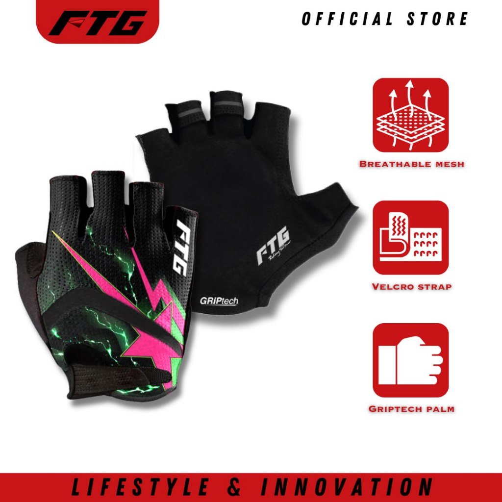 [NEW ARRIVAL] FTG RACING GLOVE HALF FINGER FOR Motorcycle Riding ...