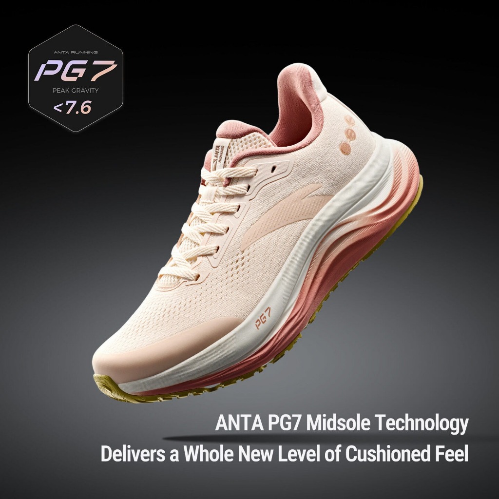 ANTA Women PG7 Travel 2 Running Shoes 1226A5546-4 - Pink/White (Kasut ...