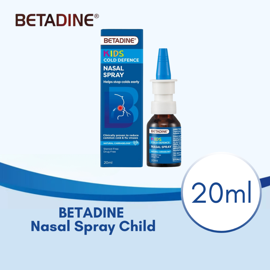 BETADINE Nasal Spray Child 20ml | Shopee Malaysia