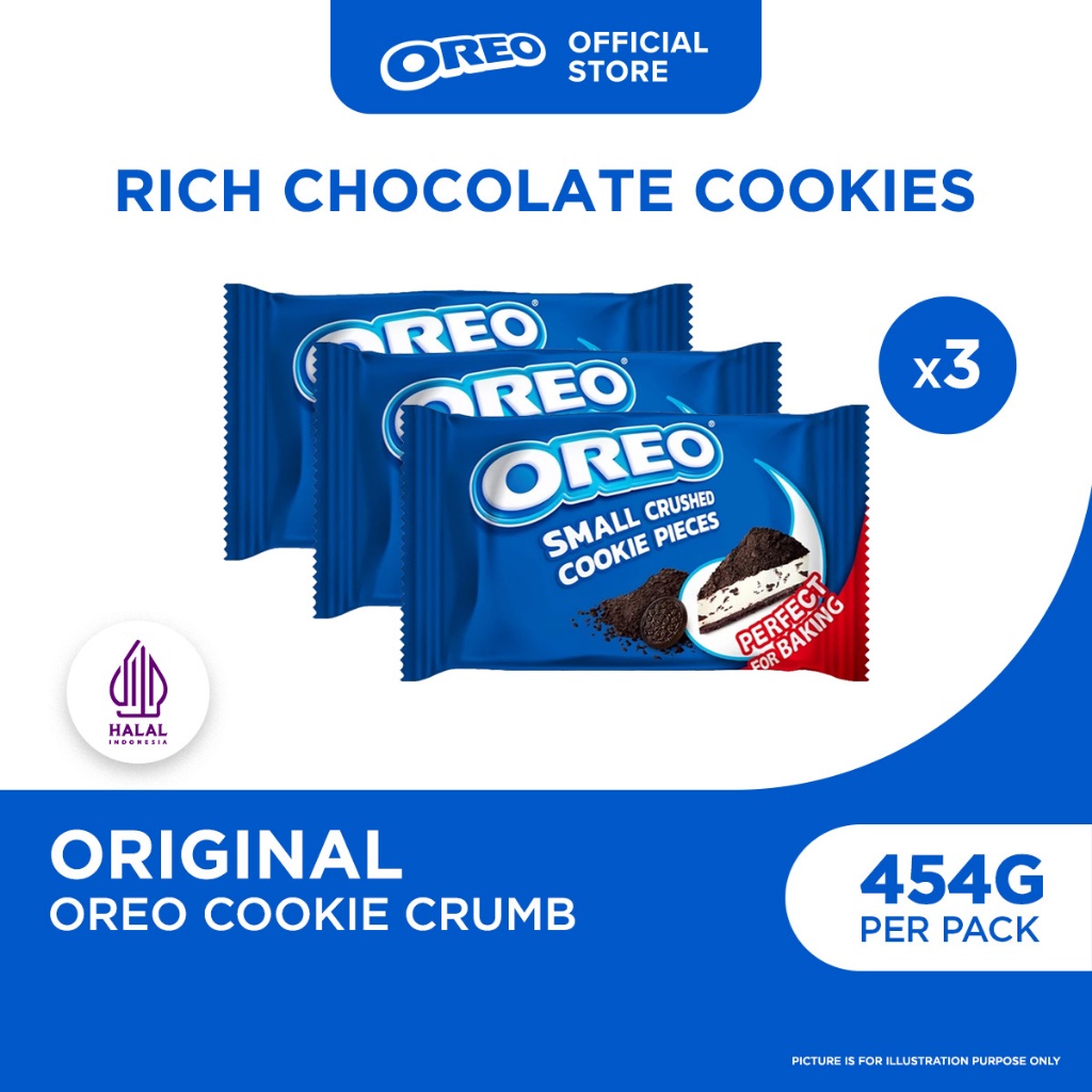 Oreo Chocolate Cookie Crumb 454g (Bundle of 3/5/12) | Shopee Malaysia