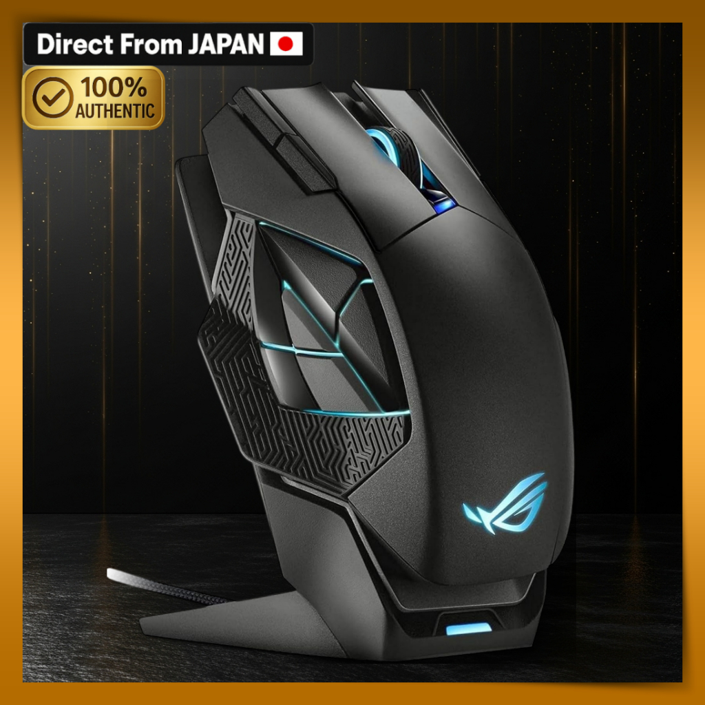 ASUS ROG Spatha X Wireless MMO Gaming Mouse 19000 DPI Dual Mode RGB ...