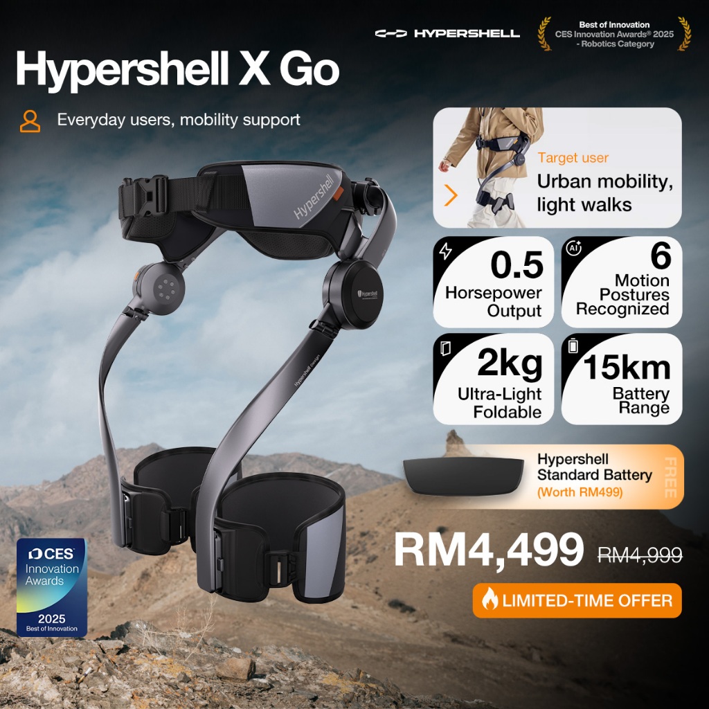[Hot] Hypershell X Go | World's First Outdoor Exoskeleton | Physical ...