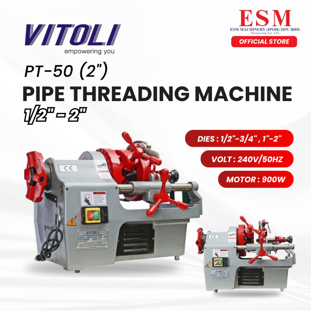 VITOLI PIPE THREADING MACHINE PT-50 2