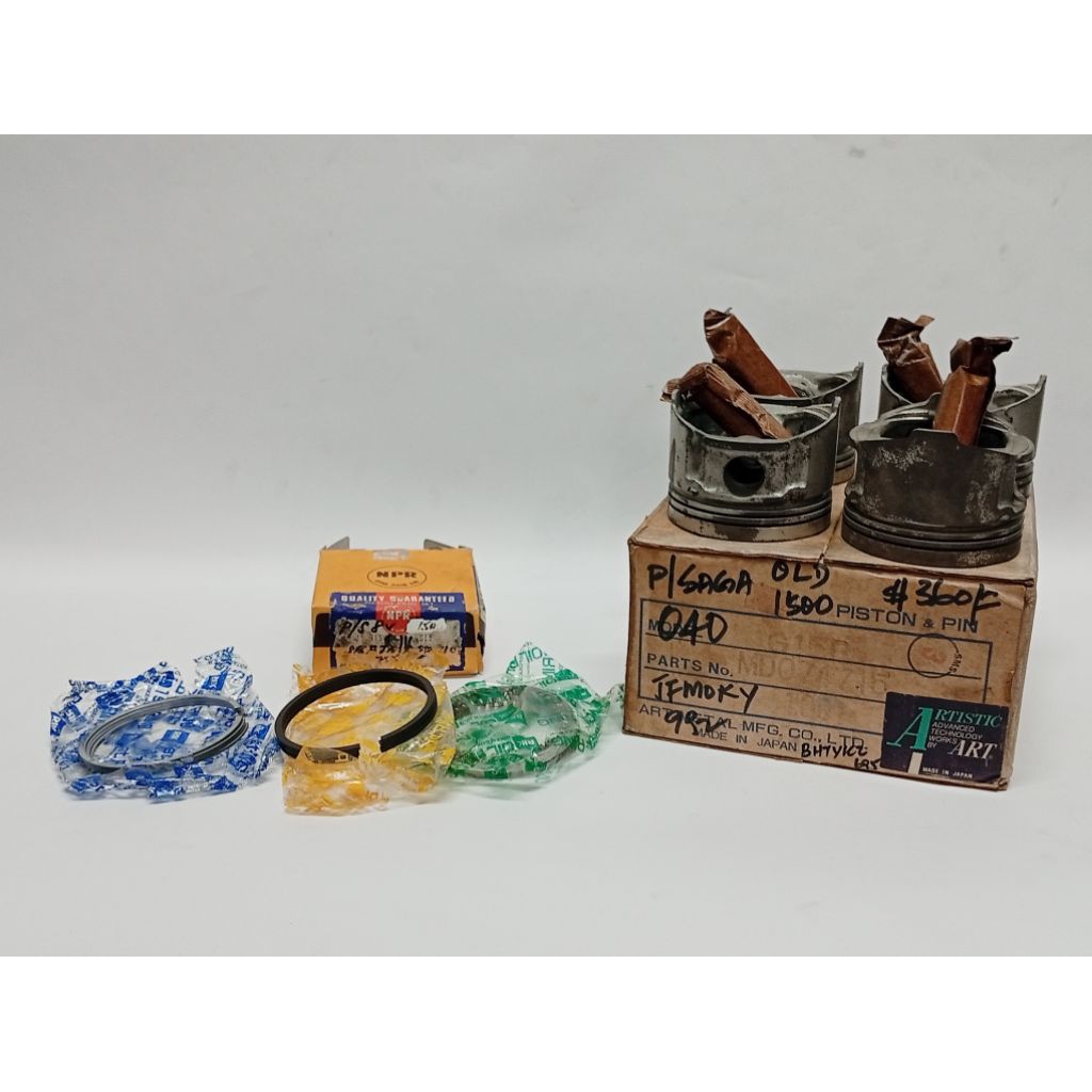 MD074715 PROTON SAGA 1.5 8V 4G15 75.5M² ENGINE PISTON & RING | Shopee ...