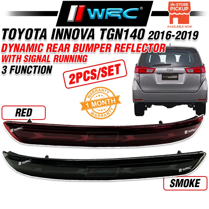 Toyota Innova TGN140 2016 - 2019 Dynamic Rear Bumper Led Reflector With ...