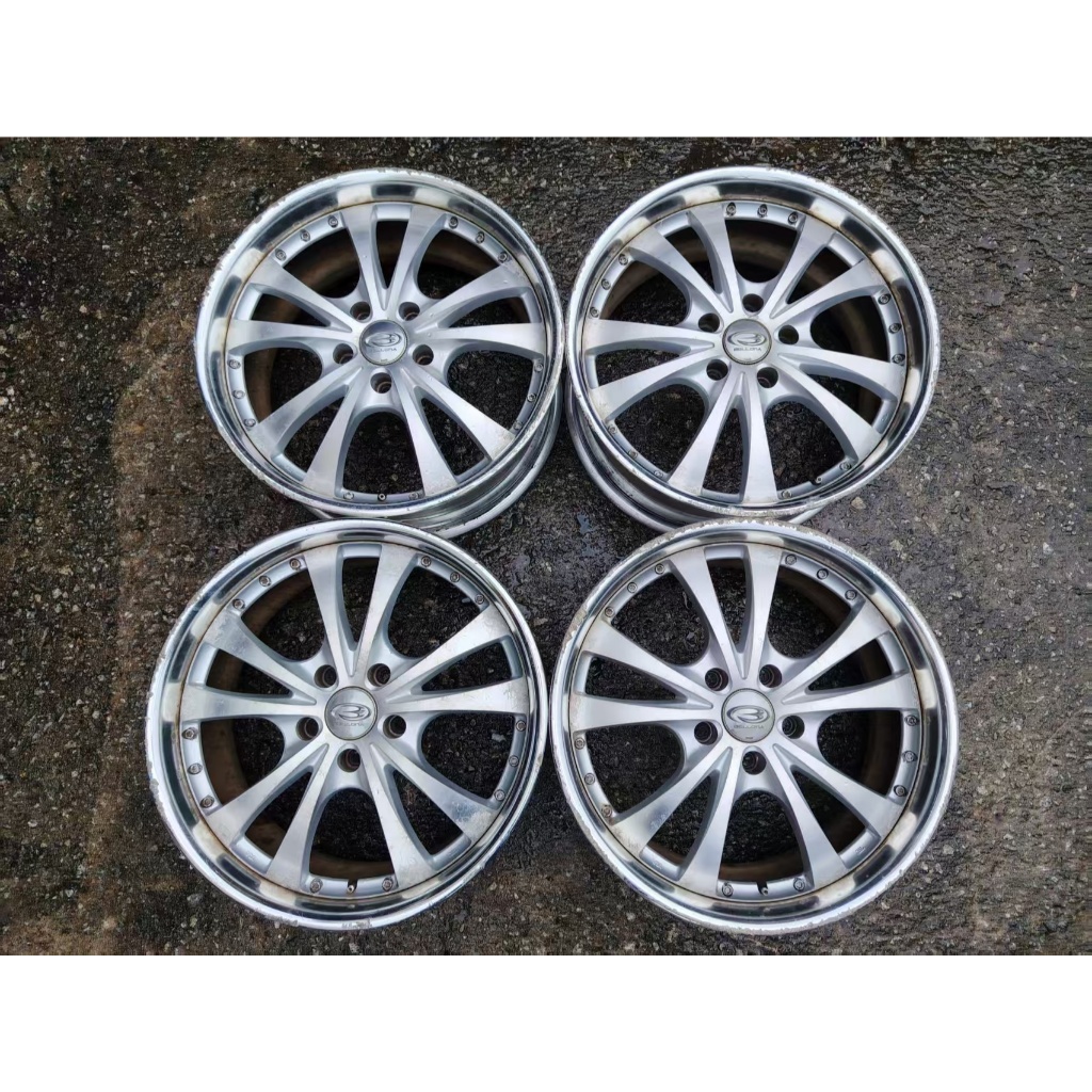 Weds BELLONA Sport Rim 18 Inch 5H PCD114.3 8JJ OFF+43 For Estima