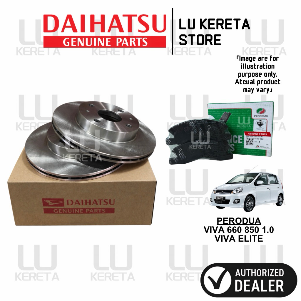 ORI DAIHATSU FRONT BRAKE DISC ROTOR FOR PERODUA VIVA 660 850 1.0 VIVA ...