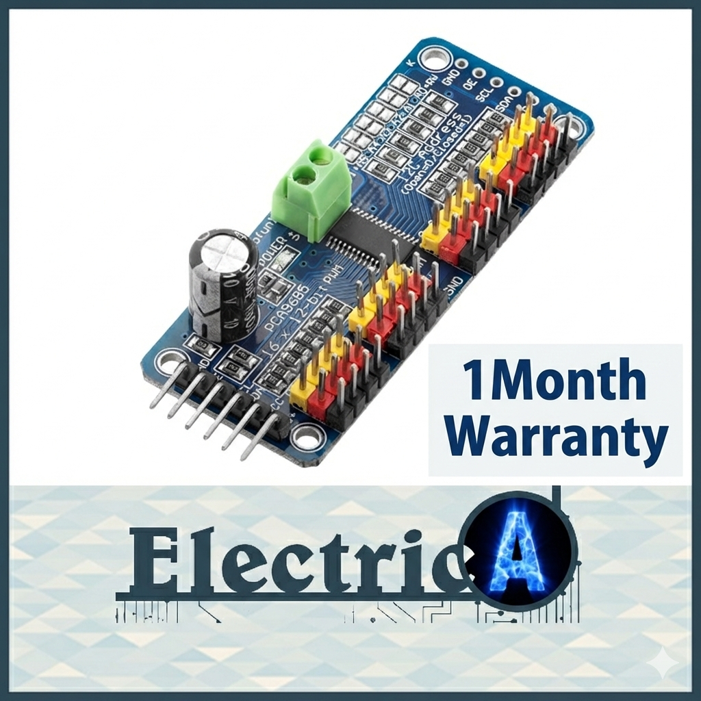 (+1Month Warranty) PCA9685 16 Channel I2C PWM Servo Driver Arduino Raspberry pi shield module servo shield [ElectricA]