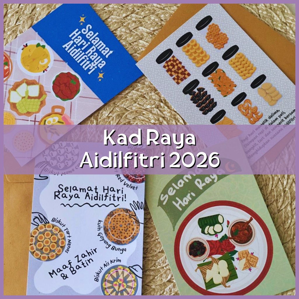 KAD RAYA AIDILFITRI 2026 - KAD RAYA CANTIK | Shopee Malaysia
